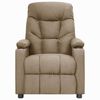 vidaXL Relaxsessel Taupe Stoff