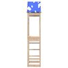 vidaXL Spielturm Braun 52,5 x 85 x 265 cm Massives Kiefernholz