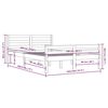 vidaXL Massivholzbett Honigbraun 140x190 cm
