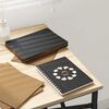 vidaXL Dekoplatten 150 pcs Schwarz Eichen-Optik 15 x 21 x 0,27 cm