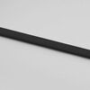 vidaXL Schiebet&uuml;r mit Beschlag Schwarz 90x205 cm Hartglas