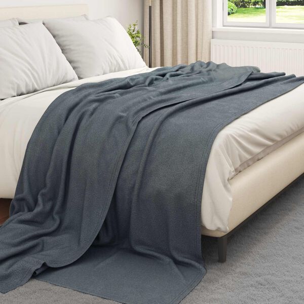 vidaXL Wohndecken 6 pcs Dunkelgrau 270 x 240 cm Fleece