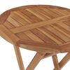 vidaXL Gartentisch Klappbar 60 cm Massivholz Teak