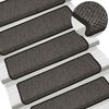 vidaXL Stufenmatten Selbstklebend Sisal-Optik 30Stk. 65x21x4cm