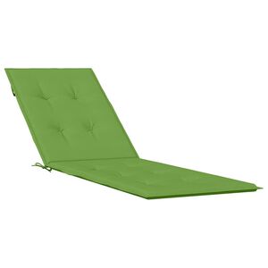 vidaXL Liegestuhl-Auflage Melange Gr&uuml;n (75+105) x 50 x 4 cm Stoff