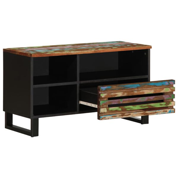vidaXL TV-Schrank 80x34x46 cm Massivholz Akazie