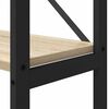 vidaXL B&uuml;cherregal Sonoma-Eiche 40 x 30 x 189,5 cm Holzwerkstoff