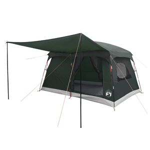 vidaXL Familienzelt mit Dach Olivegr&uuml;n 320 x 210 x 180 cm Polyester