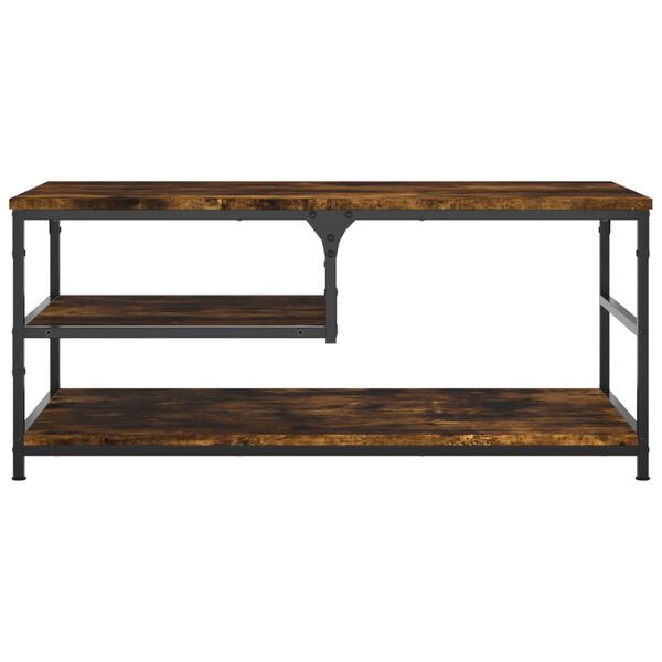 vidaXL Couchtisch R&auml;uchereiche 90x49x40 cm Holzwerkstoff
