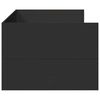 vidaXL Tagesbett mit Schubladen ohne Matratze Schwarz 90x190 cm