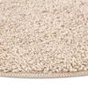 vidaXL Anti-Rutsch Shaggy Teppich Creme 160 x 160 cm PP