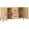 vidaXL Sideboard Sonoma-Eiche 100x36x60 cm Holzwerkstoff