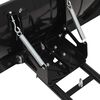vidaXL Schneeschild f&uuml;r ATV 120x38 cm Schwarz