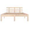 vidaXL Massivholzbett ohne Matratze 140x200 cm