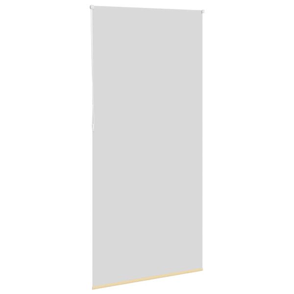 vidaXL Verdunkelungsrollo Beige 90x210cm Stoffbreite 85,7 cm Polyester