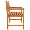 vidaXL 3-Sitzer Gartenbank mit Tisch 150 cm Massivholz Teak
