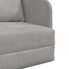 vidaXL Schlafsofa Hellgrau 65 x 80 x 83 cm Samt