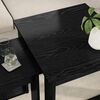 vidaXL Kaffeetisch Set 2 pcs Schwarz Eichen-Optik Holzwerkstoff