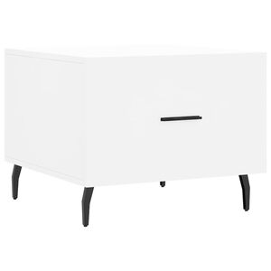vidaXL Couchtisch Wei&szlig; 50x50x40 cm Holzwerkstoff