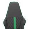 vidaXL Gaming-Stuhl Schwarz und Gr&uuml;n Kunstleder