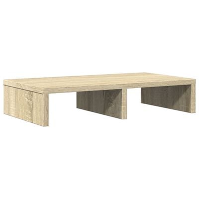 vidaXL Monitorständer Sonoma-Eiche 50x27x10 cm Holzwerkstoff