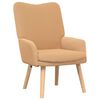 vidaXL Sessel Beige 63 x 67 x 94 cm Polyester und Sperrholz