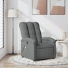 vidaXL Massage-Relaxsessel, Stoff, Dunkelgrau