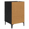 vidaXL Nachttisch Schwarz Eichen-Optik 40 x 40,5 x 66 cm Holzwerkstoff