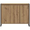 vidaXL Seitenschrank Kunsthandwerk Eiche 96,5 x 30 x 75 cm
