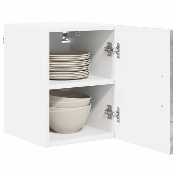 vidaXL K&uuml;chenschrank Lucca Beton Grau 30 x 31 x 40 cm Holzwerkstoff