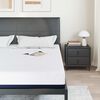 vidaXL Matratze Wei&szlig; und Blau 180 x 200 cm Jacquard-Stoff