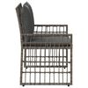 vidaXL Bank Outdoor Uni Grau und Dunkelgrau 116 x 55 x 82 cm
