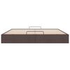 vidaXL Ottoman-Bett ohne Matratze Dunkelbraun 180x200 cm Stoff