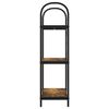 vidaXL B&uuml;cherregal Ger&auml;ucherte Eiche 60 x 30 x 109 cm Holzwerkstoff