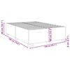 vidaXL Bettgestell ohne Matratze Dunkelgr&uuml;n 140x190 cm Samt