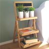 H&S Collection Blumentreppe mit 3 Ablagen 39x17x76 cm Holz