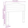 vidaXL Kopfteil Artisan-Eiche 90 cm Holzwerkstoff