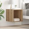 vidaXL Wandschrank Artisan-Eiche 37 x 37 x 37 cm Holzwerkstoff