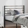 vidaXL Kopfteil Metall Schwarz 100 cm