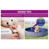 vidaXL Hundepool Faltbar Blau 300x40 cm PVC