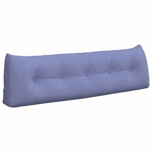 vidaXL R&uuml;cken Kissen Jeans blau 160 x 24 x 50 cm Stoff
