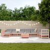 vidaXL 10-tlg. Garten-Sofagarnitur Massivholz Douglasie