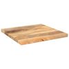 vidaXL Tischplatte 50x50x3,8 cm Quadratisch Massivholz Mango