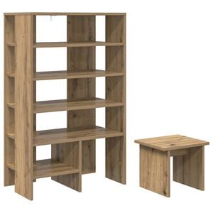 vidaXL Schuhschrank 2 Stk. 62 x 35 x 100 cm Holzwerkstoff