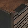 vidaXL Nachttisch 2 pcs Walnuss 40 x 33 x 46 cm Massivholz Akazie
