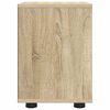 vidaXL Nachttische 2 pcs Sonoma-Eiche 30,5 x 30 x 43 cm Holzwerkstoff
