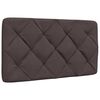 vidaXL Bett mit Matratze Dunkelbraun 80x200 cm Stoff