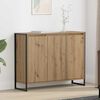 vidaXL Seitenschrank Kunsthandwerk Eiche 96,5 x 30 x 75 cm