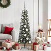 vidaXL K&uuml;nstlicher Weihnachtsbaum mit 150 LEDs mit St&auml;nder Gr&uuml;n 120 cm
