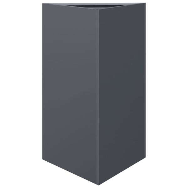vidaXL Pflanzk&uuml;bel Anthrazit Dreieckig 50x43x75 cm Stahl